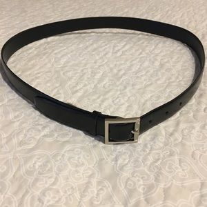 Nine West black leather belt
